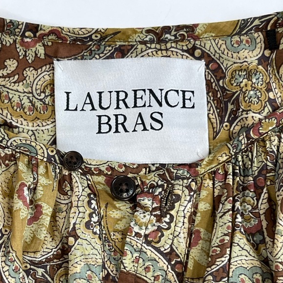 LAURENCE BRAS Paisley Button-Up Blouse 40 - Picture 4 of 7